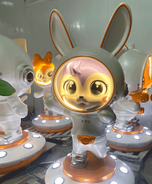 FRPキャラクター立体造形 フォトスポット